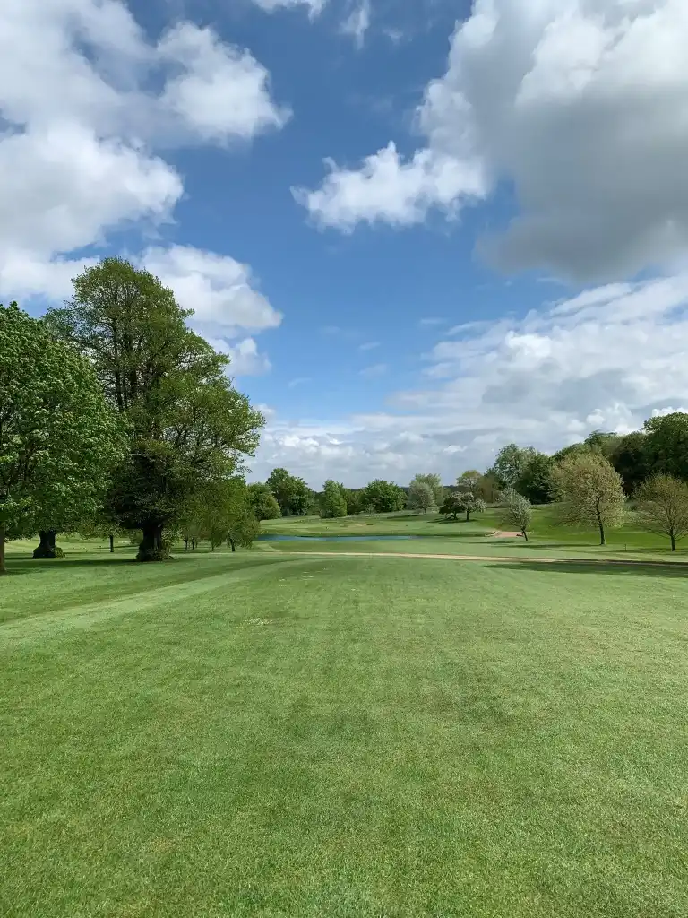 Blankney Golf club fairway near Lincoln