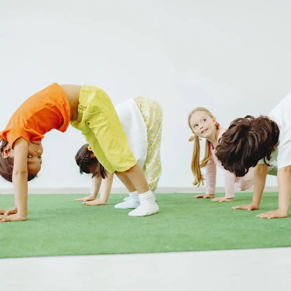 children's physio playing